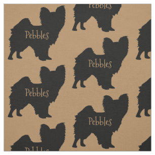 Tela Personalizado Papillon Dog Fabric