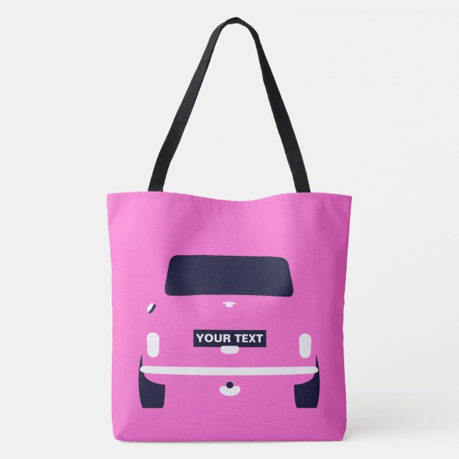Tela Personalizado Pink Classic Mini bolso de tocar (Reverso)