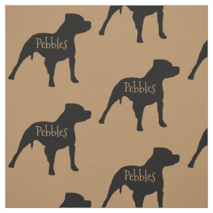 Tela Personalizado Pitbull Dog Fabric