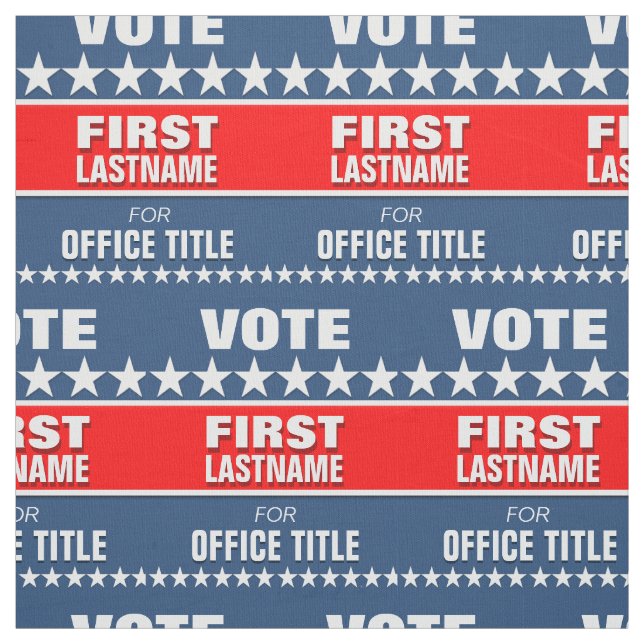 Tela Personalizado político (Retal)