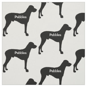 Tela Personalizado Rhodesian Ridgeback Perro Silhouette