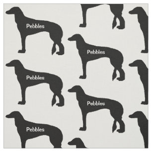 Tela Personalizado Saluki Dog Silhouette