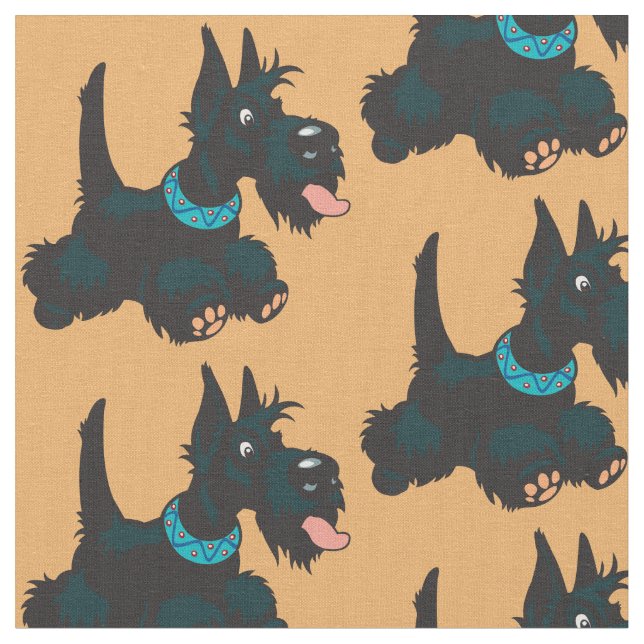 Tela Personalizado scottish terrier (De cerca)