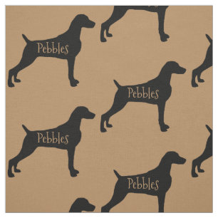 Tela Personalizado Weimaraner Dog Fabric