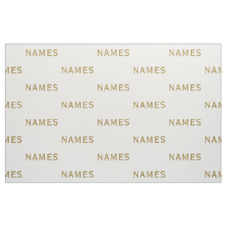 Tela Personalizados con Apellido o Apodo en Ellos