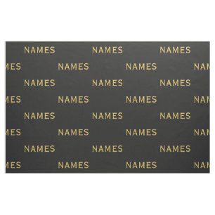 Tela Personalizados con Apellido o Apodo en Ellos