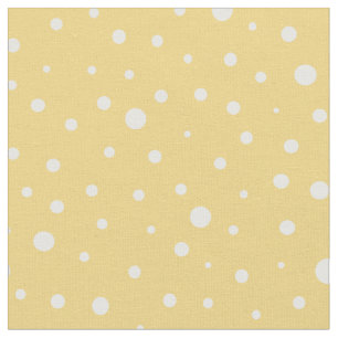 Tela Personalizar tus propios puntos de polka blanca en