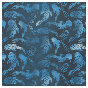 Tela Pescado azul