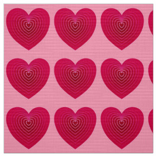 Tela Pesos rojos rosas profundos en un fondo rosa pálid