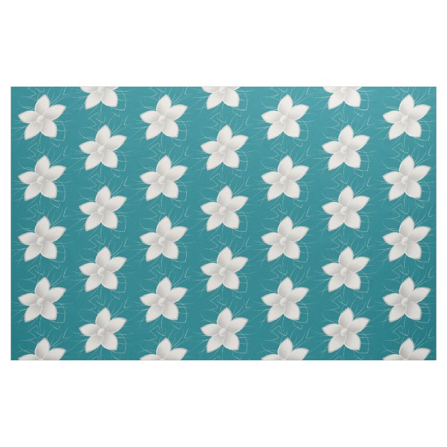 Tela Petales blancos ("Cuarto gordo" (fat quarter))