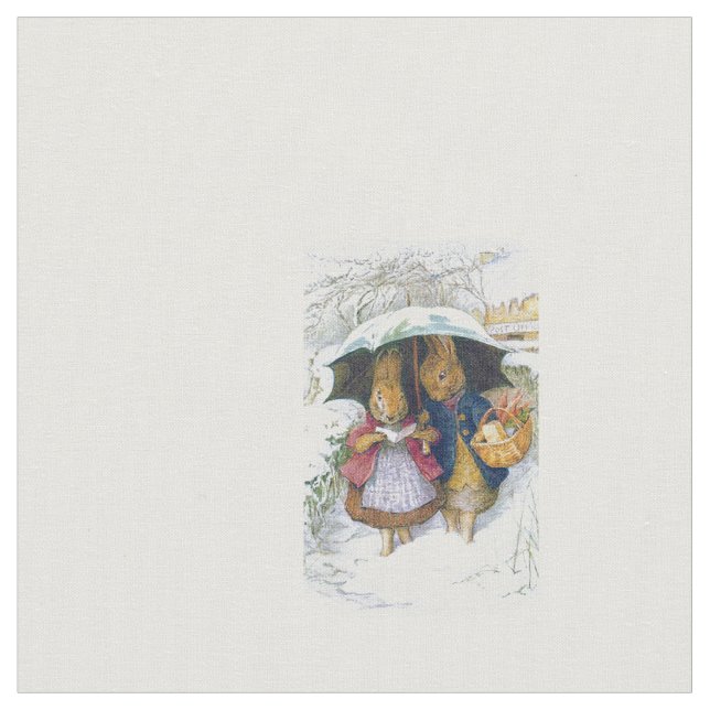 Tela Peter Rabbit Beatrix Potter (De cerca)