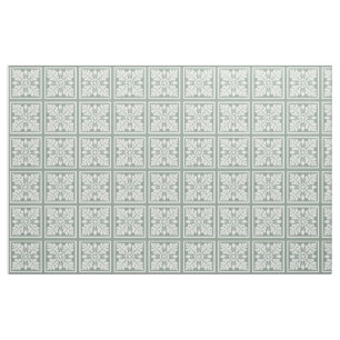 Tela Pewter Acorn y Leaf Tile Design