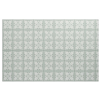 Tela Pewter Acorn y Leaf Tile Design