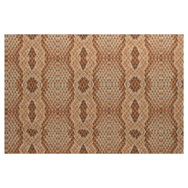 Tela Piel de serpiente marrón (Yarda)