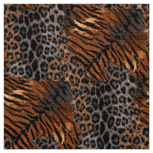 Tela Piel de tigre leopardo de moda
