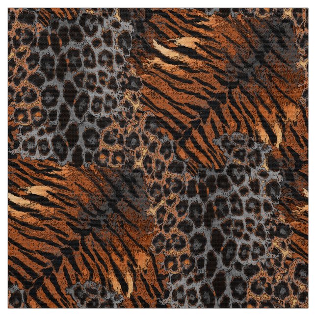 Tela Piel de tigre leopardo de moda (Retal)