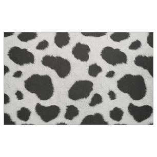 Tela Pieles de piel de vaca en blanco y negro