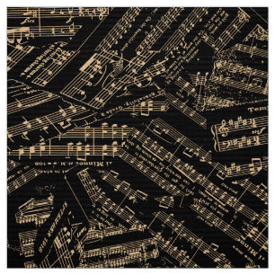 Tela Piezas de oro de música POMV