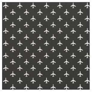 Tela Piloto moderno blanco y negro de los aeroplanos
