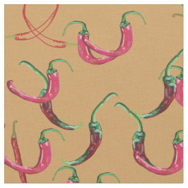 Tela Pimientos calientes rojos 