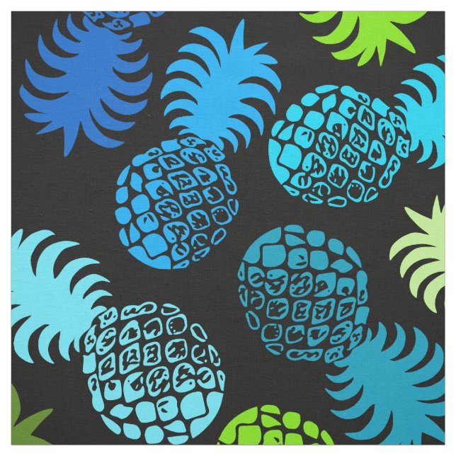 Tela Piña tropical mona hawaiana (Retal)