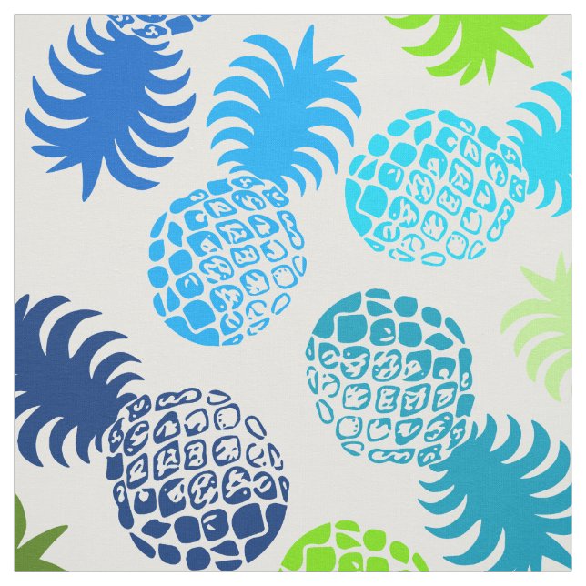 Tela Piña tropical mona hawaiana (Retal)
