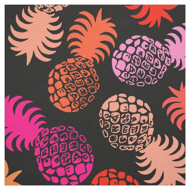 Tela Piña tropical mona hawaiana (Retal)