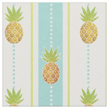 Piña tropical purpurina con rayas y puntas