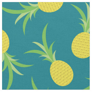 Tela Piñas Fruta Tropical Niño Adorable