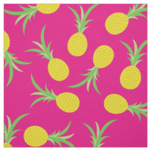 Tela Piñas Fruta Tropical Niño Bonito Rosa Niñas
