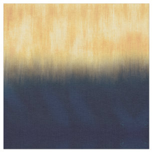 Tela Pincel pintado azul y amarillo desliza el arte mod