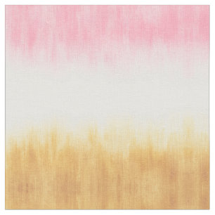 Tela Pincel pintado rosa y amarilla desata el arte mode