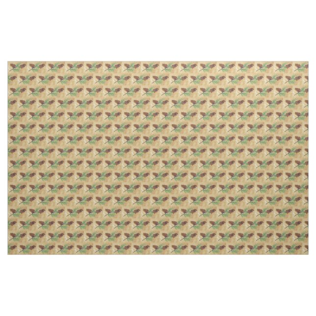 Tela Pine Cone Fabric ("Cuarto gordo" (fat quarter))