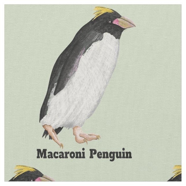 Tela pingüino (De cerca)