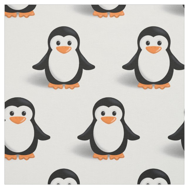 Tela Pingüino de bebé lindo (Retal)
