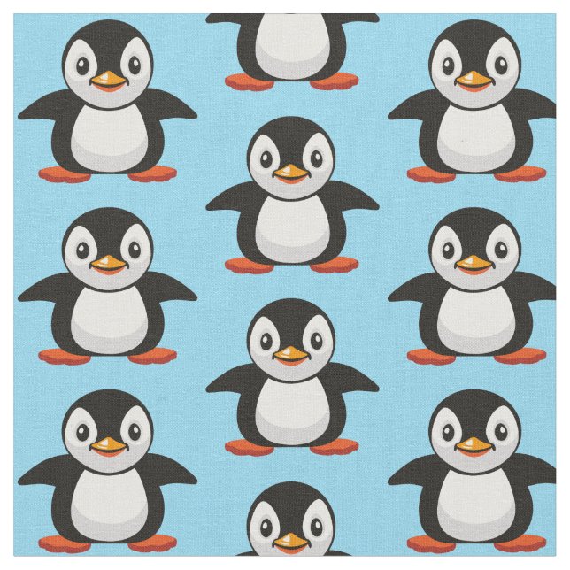 Tela Pingüino personalizado (De cerca)