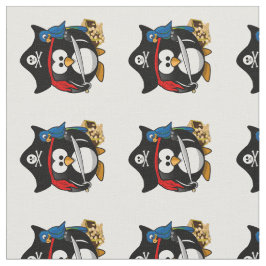 Tela Pingüino pirata con loro