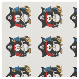 Tela Pingüino pirata con loro