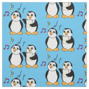 Tela Pingüinos que cantan