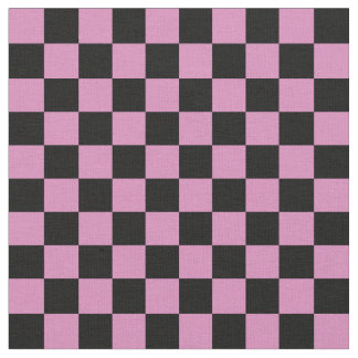 Tela Pink & Black Checkerboard