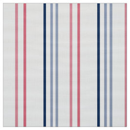 Tela Pink blue and white stripes