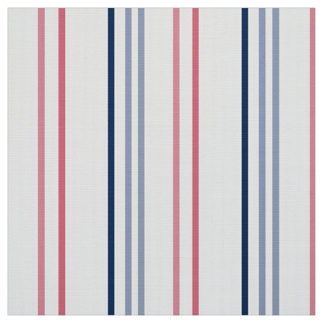 Tela Pink blue and white stripes (Retal)