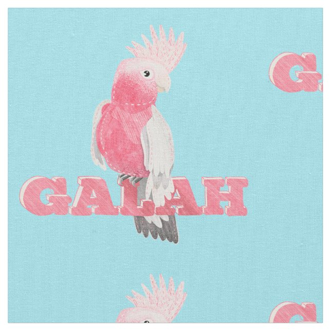 Tela Pink Galah (De cerca)