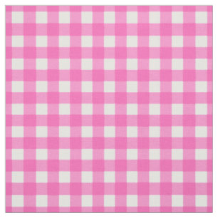 Tela Pink Gingham Check