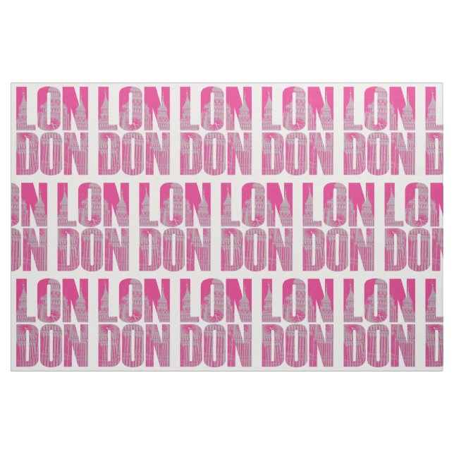 Tela Pink London ("Cuarto gordo" (fat quarter))