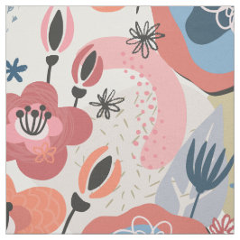 Tela Pinks Abstract Floral