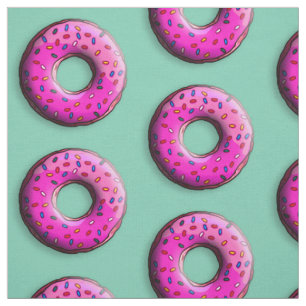 Tela Pinky Donut con rociadores coloridos + tus ideas