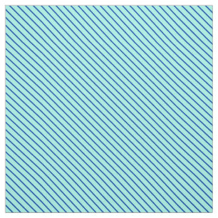 Tela Pinstripes diagonales - agua y marina