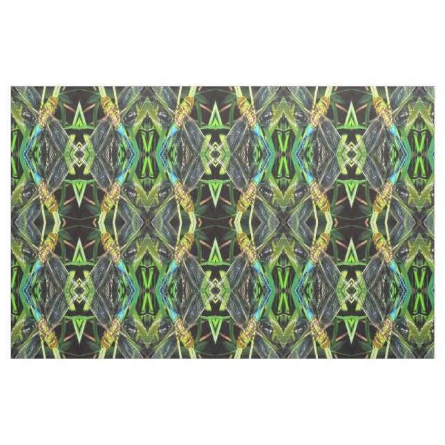 Tela Pintado de alas con volante azul ("Cuarto gordo" (fat quarter))