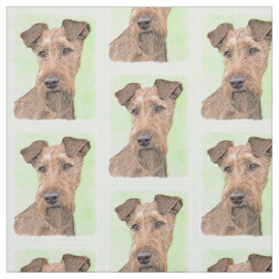 Tela Pintado irlandés de Terrier - Arte original de pe